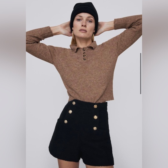 Zara Tweed Shorts - Picture 3 of 5